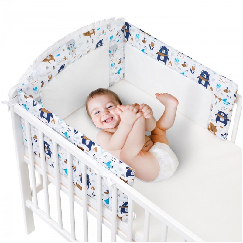 Ochraniacz do łóżeczka dla niemowląt i dzieci 170x38cm- SLIM