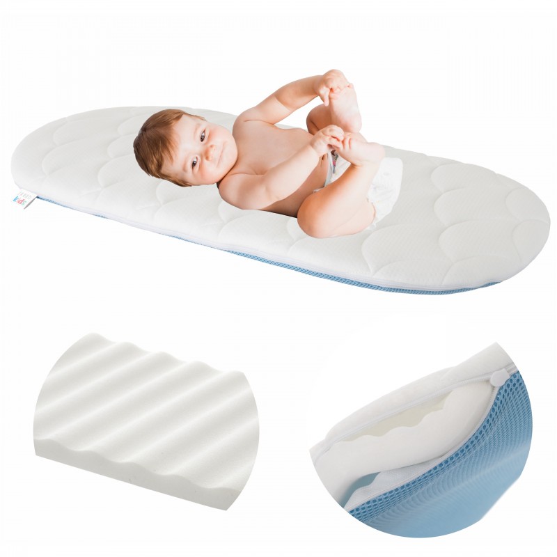 Materac do gondoli wózka dziecięcego Caminar 68x32 cm