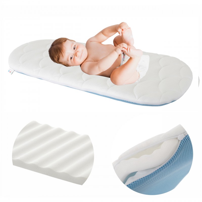 Materac do gondoli wózka dziecięcego Caminar 76x32 cm