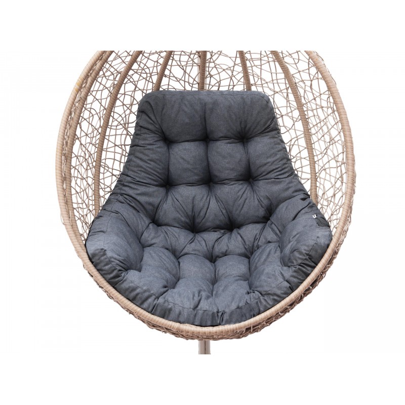 Poduszka na kokon "George" z oparciem, kolor granatowy