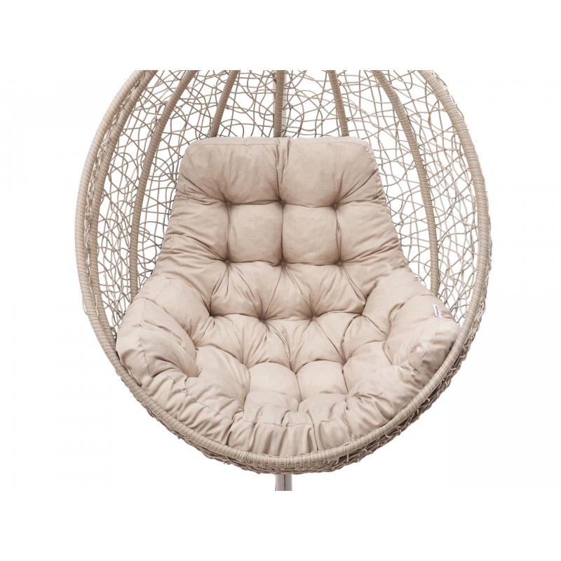 Poduszka na kokon "George" z oparciem, kolor beżowy