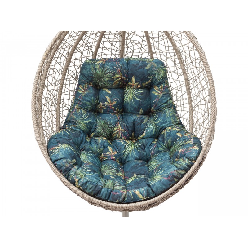 Poduszka na kokon "George" z oparciem, kolor zielona trawa