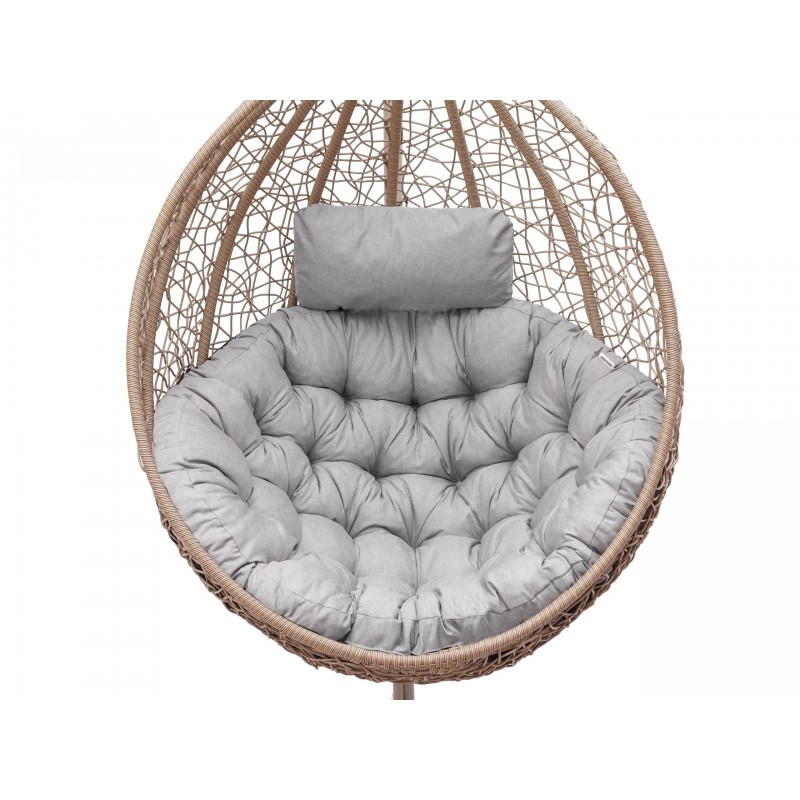 Poduszka na kokon "Moon", poducha na bocianie gniazdo, kolor popielaty