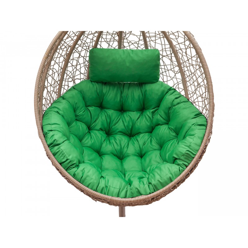 Poduszka na kokon "Moon", poducha na bocianie gniazdo, kolor zielony