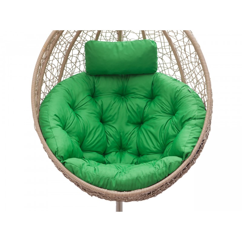 Poduszka Luna z zagłówkiem - Zielony - Oxford