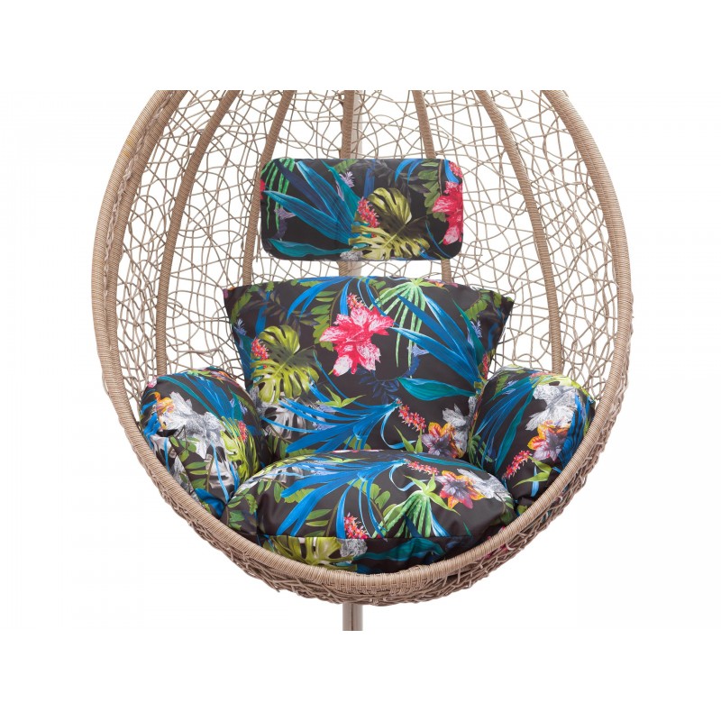 Poduszka na kokon "Barry" z oparciami, kolorowe liście