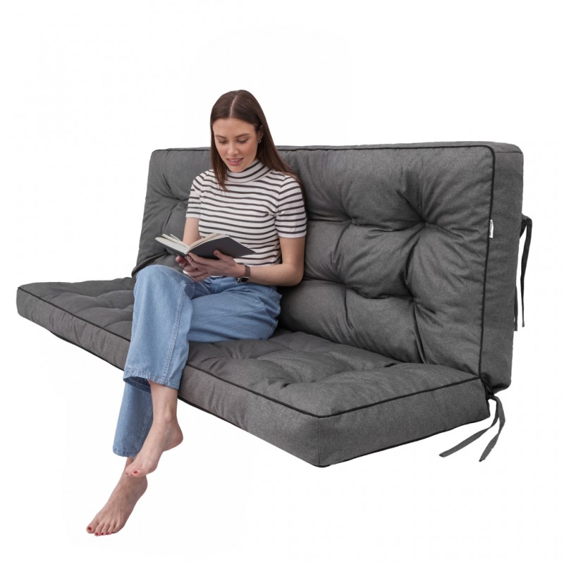 Poduszka ogrodowa na huśtawkę "Pola" z oparciem, 140x106x10cm