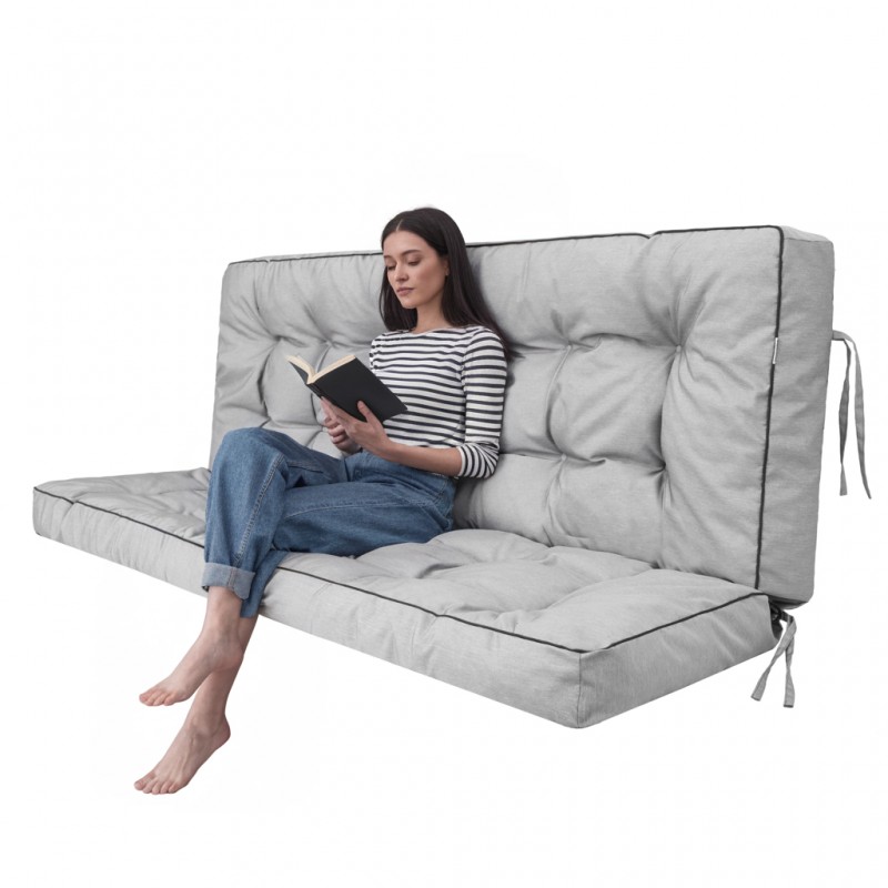 Poduszka ogrodowa na huśtawkę "Pola" z oparciem, 150x106x10cm