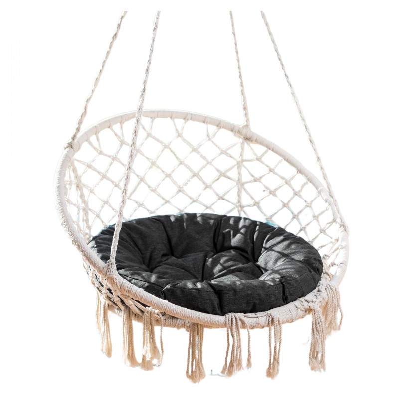 Poduszka na bocianie gniazdo "Stork mała", kolor czarny