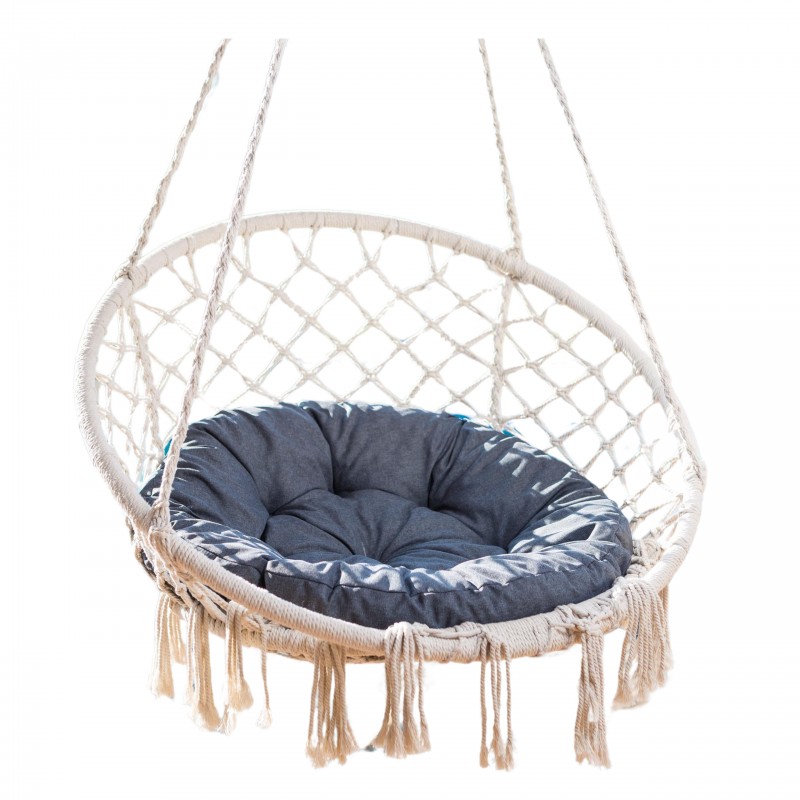 Poduszka na bocianie gniazdo "Stork mała", kolor granatowy