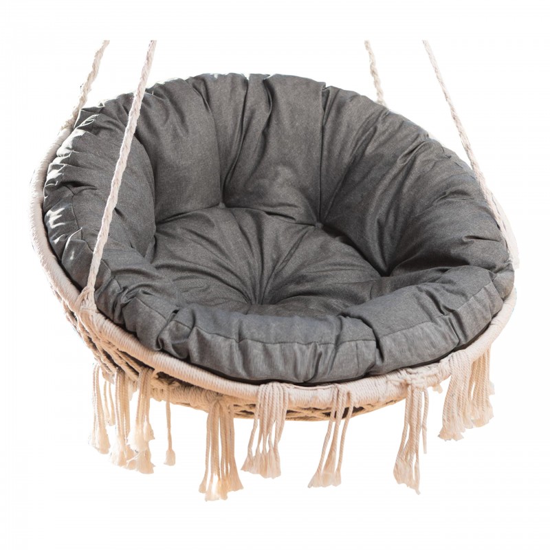 Poduszka na bocianie gniazdo "Stork duża", kolor grafitowy