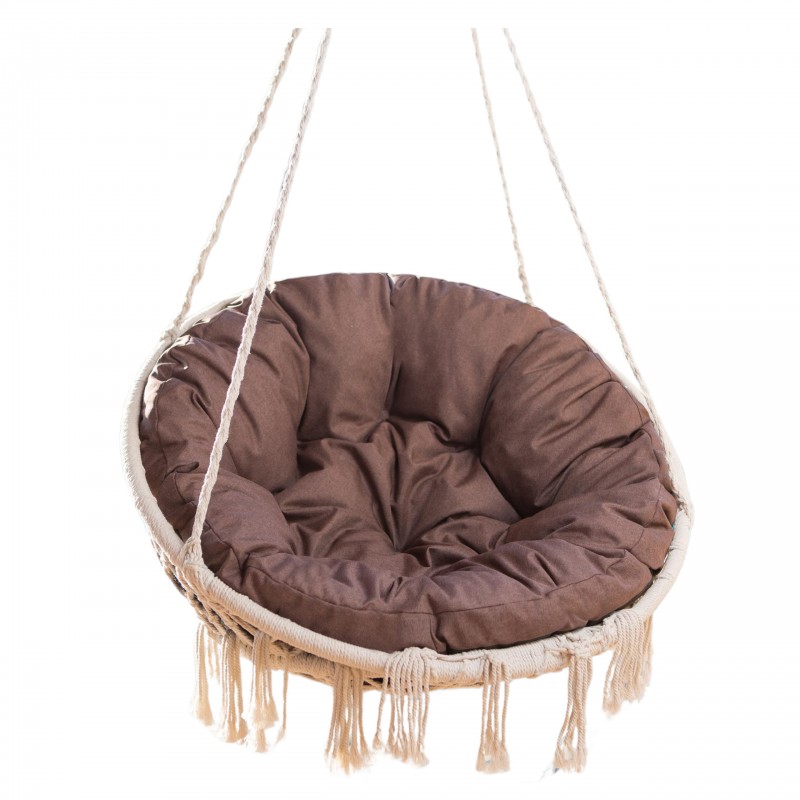 Poduszka na bocianie gniazdo "Stork duża", kolor brązowy