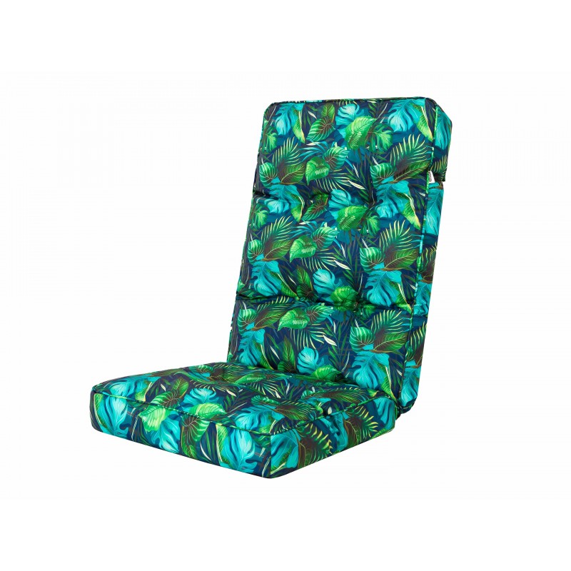 Poduszka na krzesło ogrodowe, Wodoodporna Kolorowa 50x50x70 cm - Lena