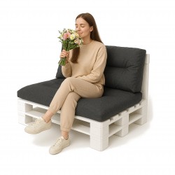 Poduszka na ławkę z palet...