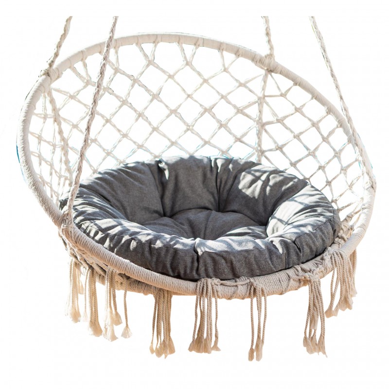 Poduszka na bocianie gniazdo "Stork mała", kolor grafitowy