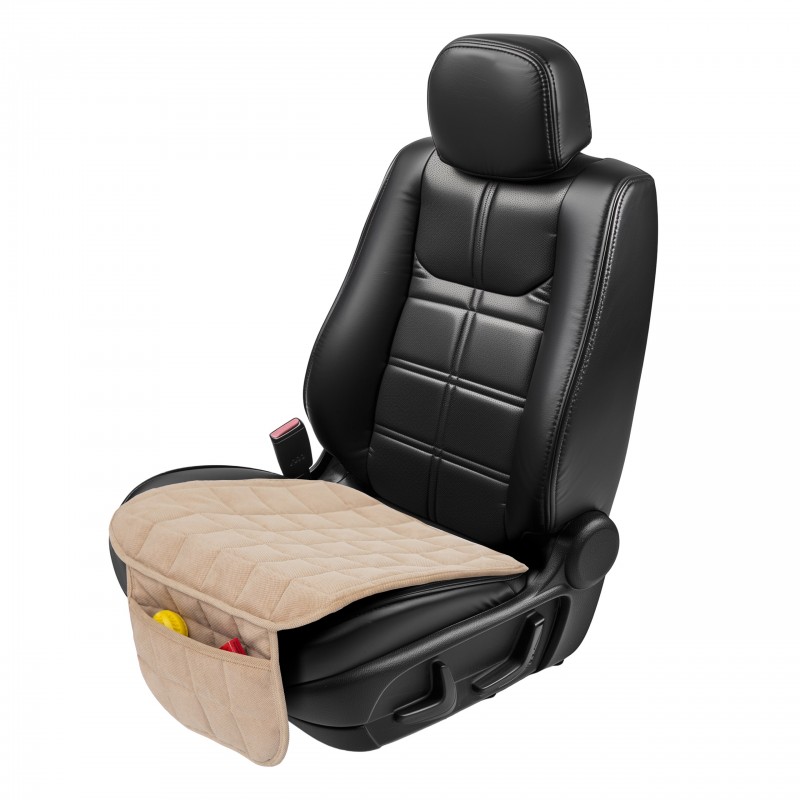 Mata ochronna "Softpad" pod fotelik dziecięcy 50x50cm, kolor beżowy