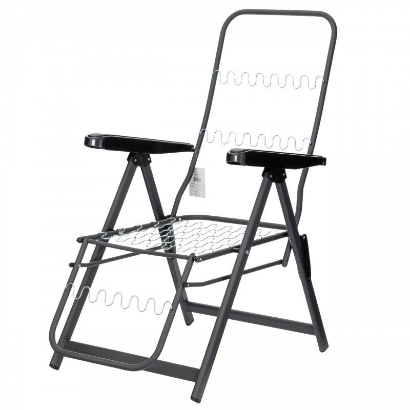 Stelaż do leżaka ogrodowego Star regulowany czarny