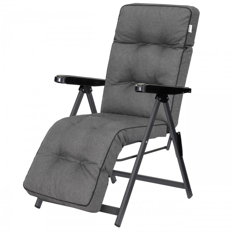 Leżak ogrodowy Galaxy składany regulowany z poduszką