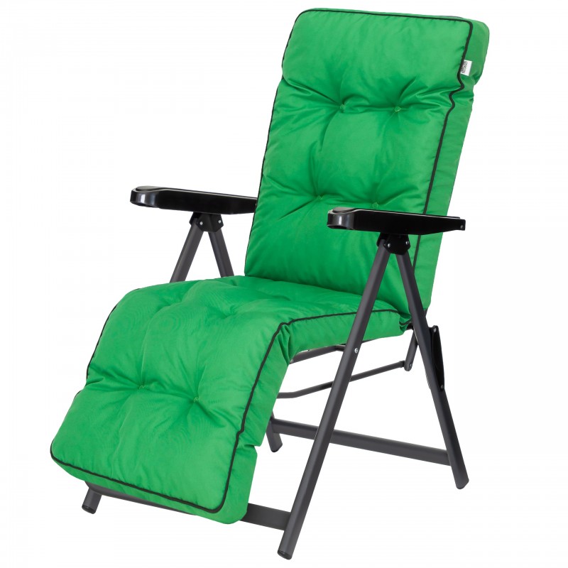 Leżak ogrodowy Galaxy składany regulowany z poduszką