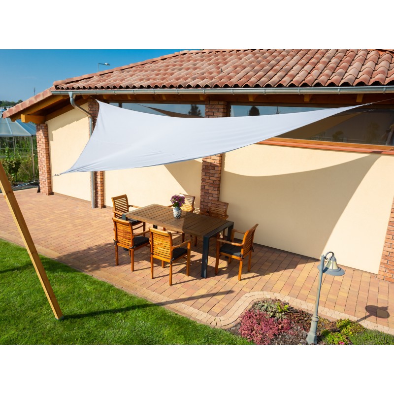 Żagiel przeciwsłoneczny trójkątny wodoodporny na taras balkon