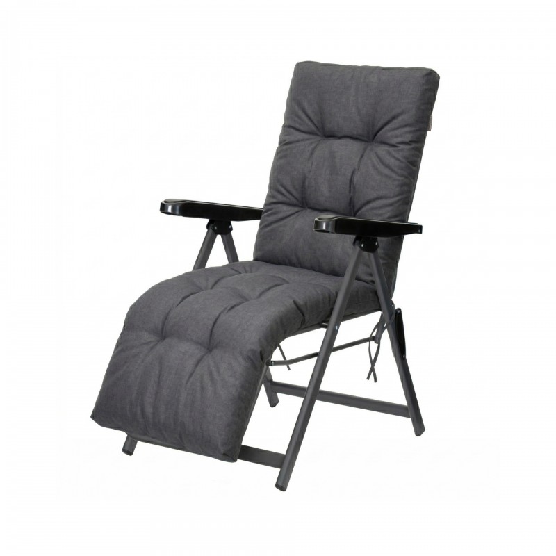 Leżak ogrodowy Star Light składany regulowany z poduszką