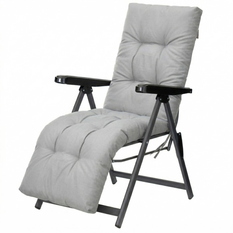 Leżak ogrodowy Star Light składany regulowany z poduszką