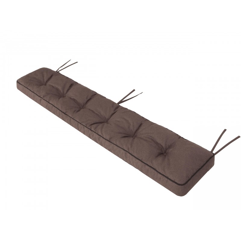 Poduszka na ławkę Etna - Brąz ekolen- 120x40cm