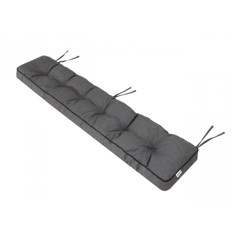 Poduszka na ławkę Etna - Grafit ekolen- 120x40cm