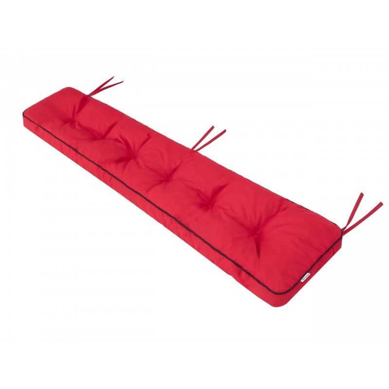 Poduszka na ławkę Etna - Czerwony - 150x40cm