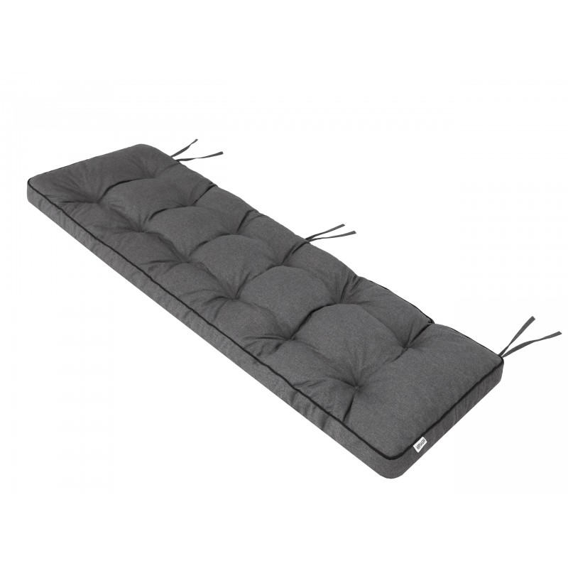 Poduszka na ławkę Etna - Grafit ekolen - 120x50cm