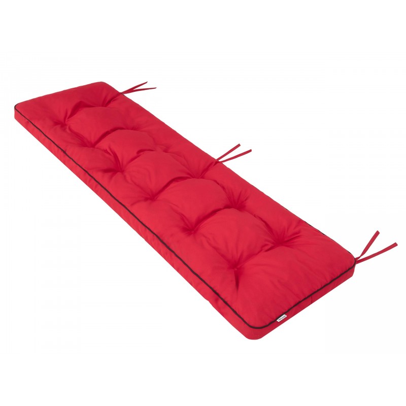 Poduszka na ławkę Etna - Czerwony - 150x50cm