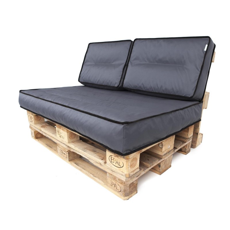 Poduszki ogrodowe na palety 120 cm + 2 oparcia 60 cm | HobbyGarden