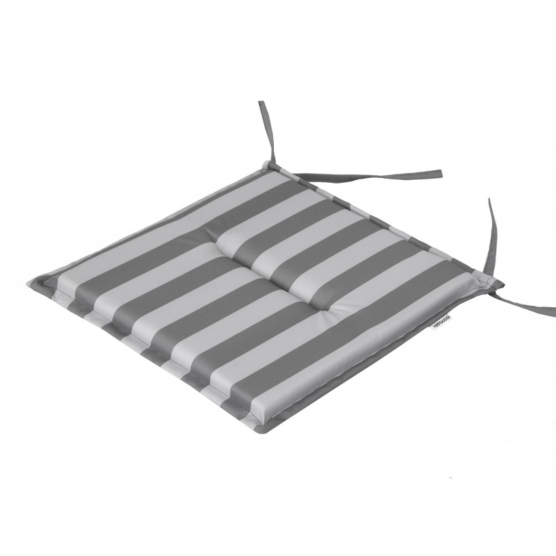 Poduszka Ogrodowa na krzesło, siedzisko, ławkę ogrodową 45x45cm Popiel