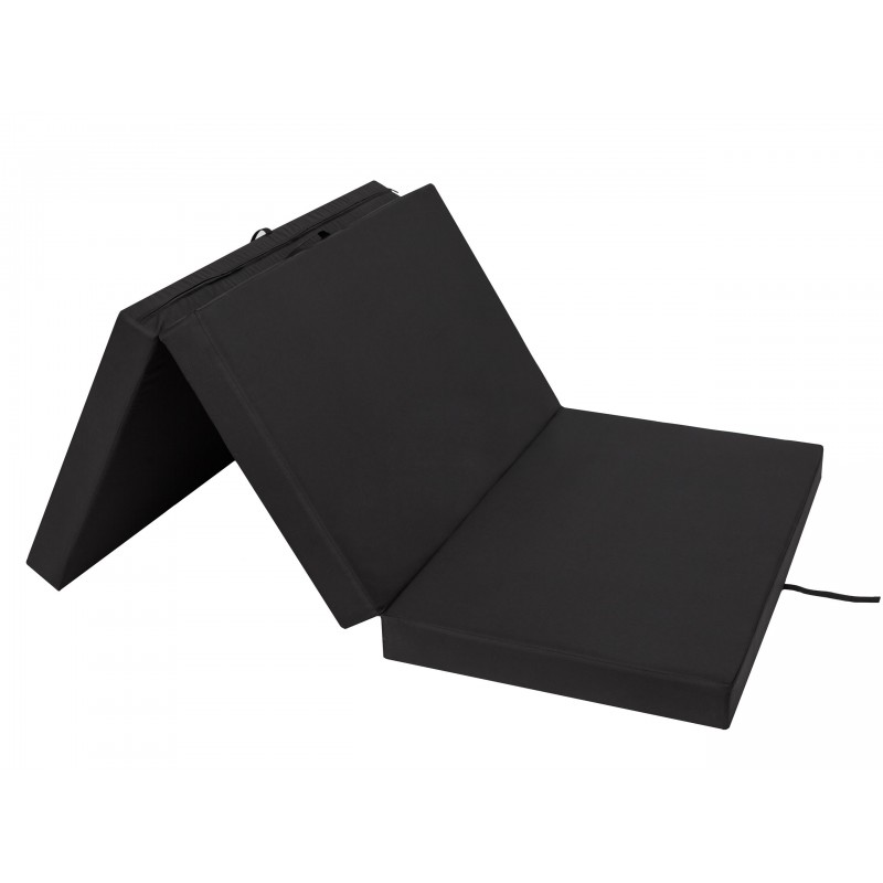 Materac składany Alex 200x120x10 cm, kolor czarny