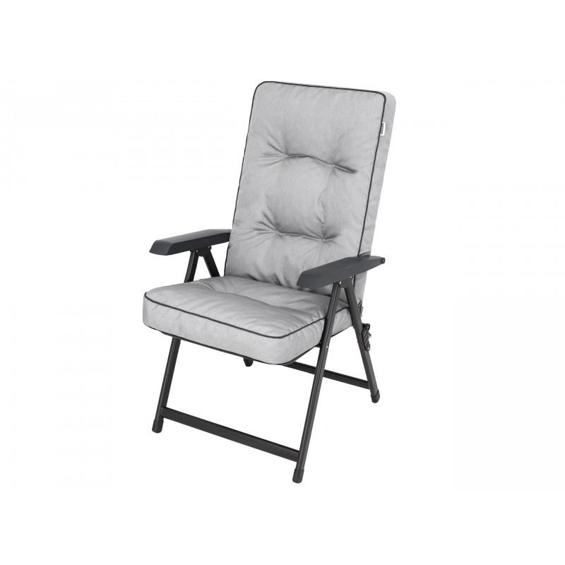 Poduszka na krzesło ogrodowe, Lena Wodoodporna Poducha Popiel 50x50x70
