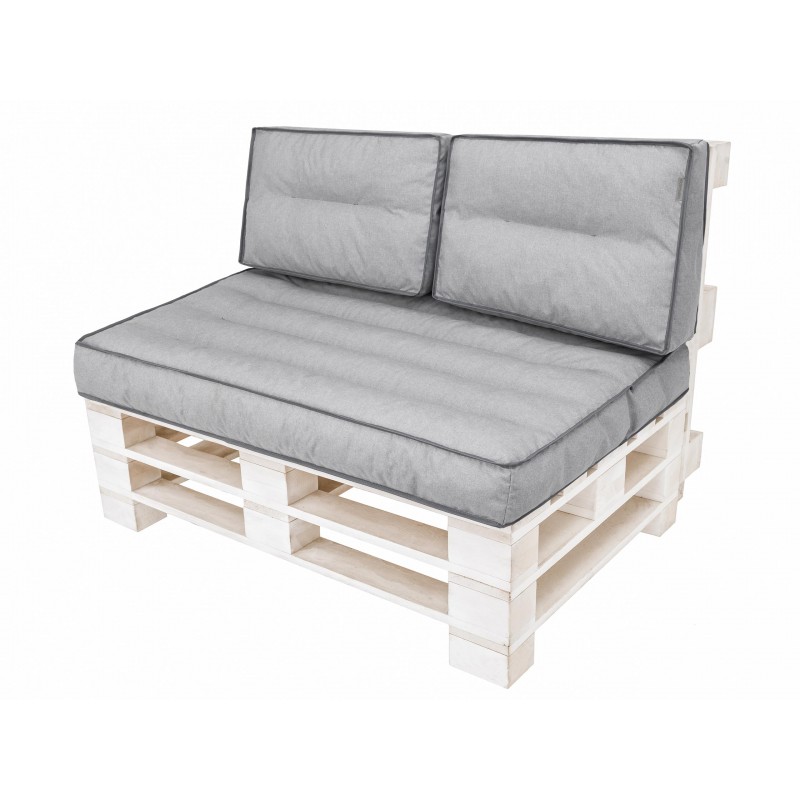 Poduszki ogrodowe na palety 120 cm + 2 oparcia 60 cm | HobbyGarden