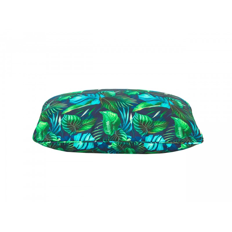 Poduszka ogrodowa "Jasiek" 52x33cm, kolor niebieskie liście