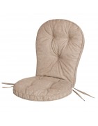 Poduszka Vigo z oparciem – pikowana, wodoodporna, z troczkami